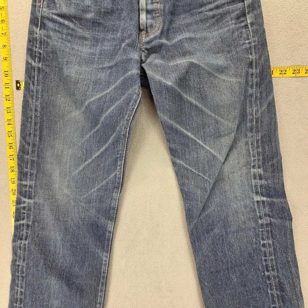Vintage Levis 501 Jeans Mens Blue Selvedge LVC Made in USA Button Fly Fits 28x28